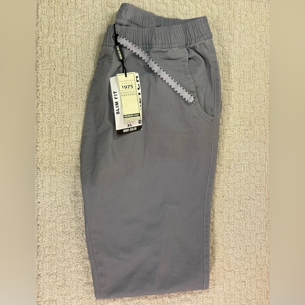 Mens Drawstring Cotton Joggers